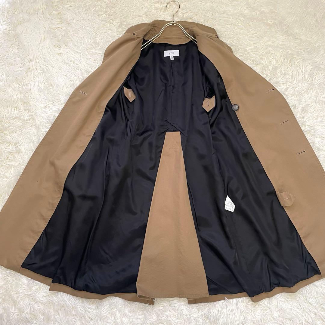 p☆美品✨️ハイク トレンチコート ウールライナー付き ベルト ベージュ 2