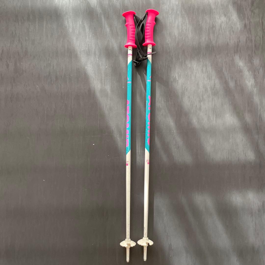 STREULE 110ｃｍ スキー板 バインディング　Atomicストック付き