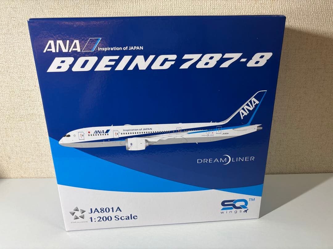 航空機・ヘリコプター 1/200 SQwings ANA 787-8 JA801