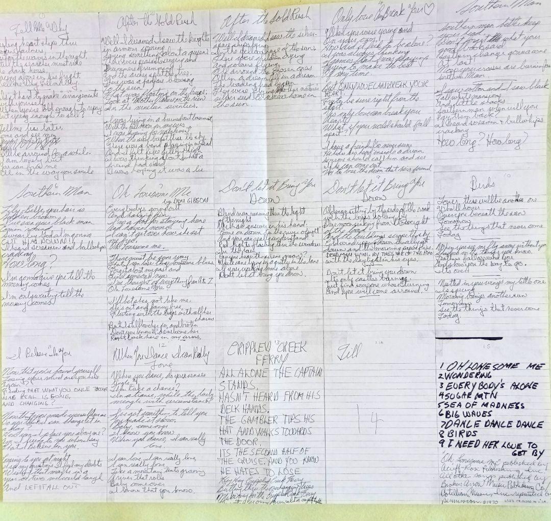 値下美品【LP·US盤】「After The Gold Rush」MSK2283