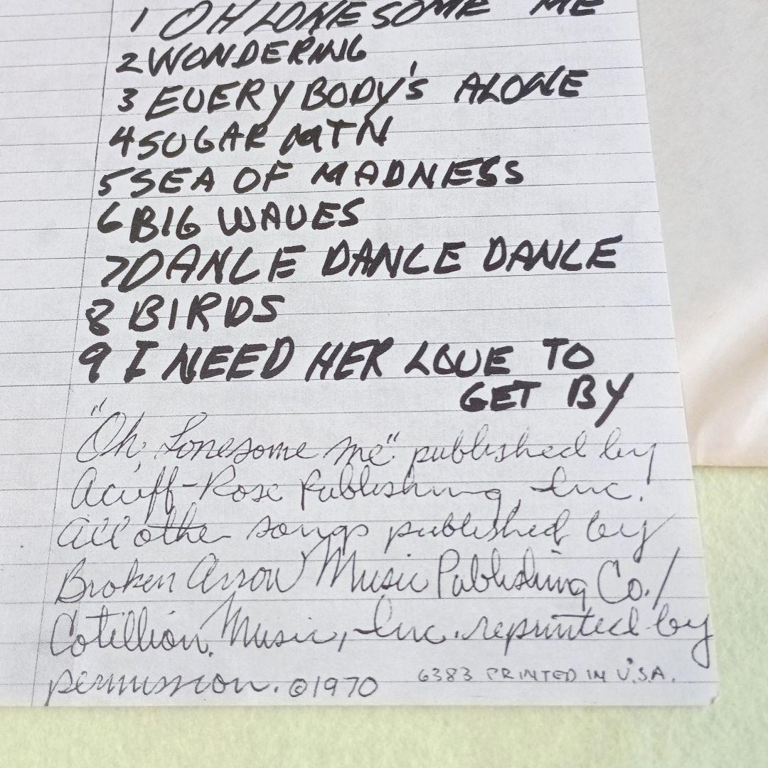 値下美品【LP·US盤】「After The Gold Rush」MSK2283