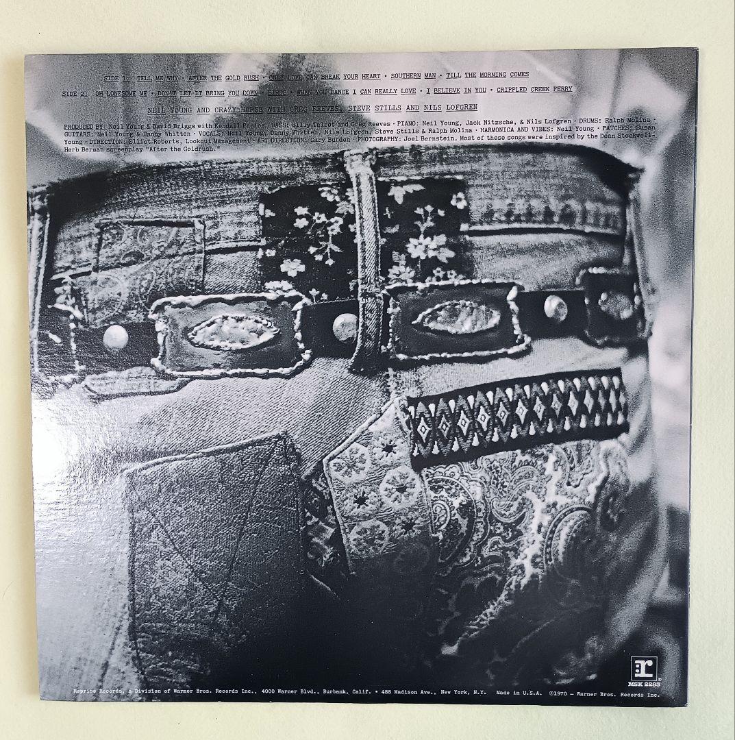 値下美品【LP·US盤】「After The Gold Rush」MSK2283