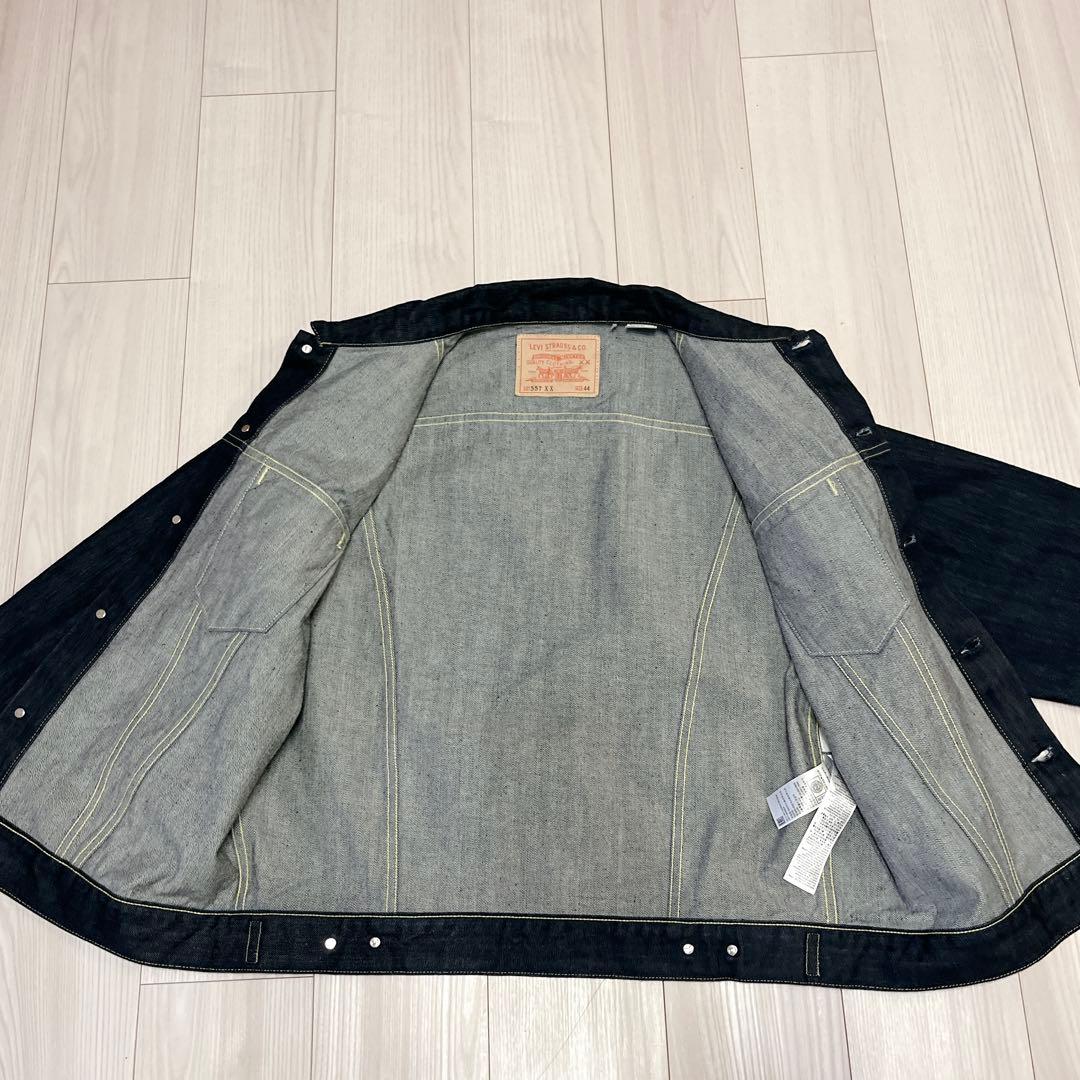 希少 濃紺 Levi’s 557XX デニムジャケット 44 日本製 BigE