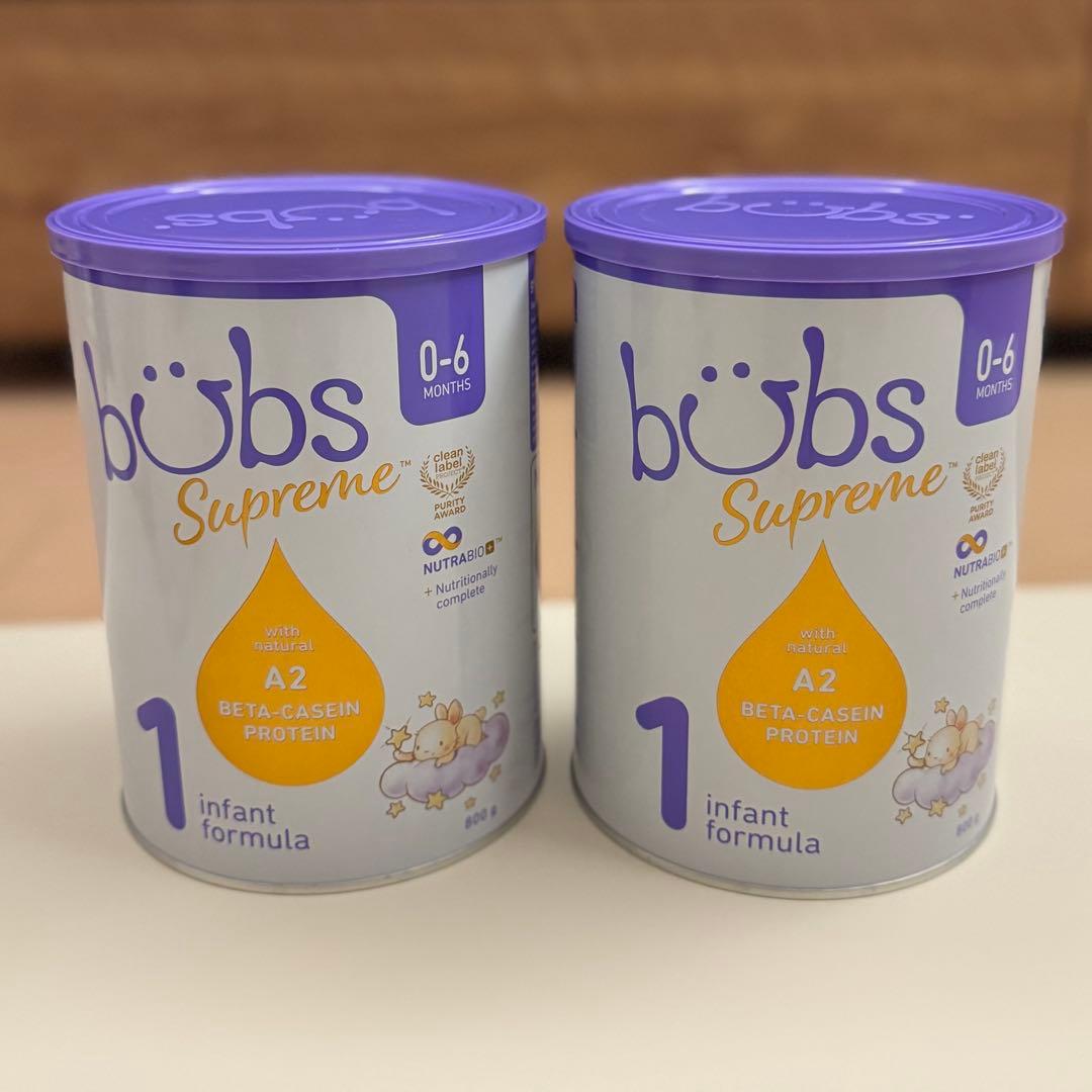 bubs Supreme オーガニック粉ミルク 2缶セット