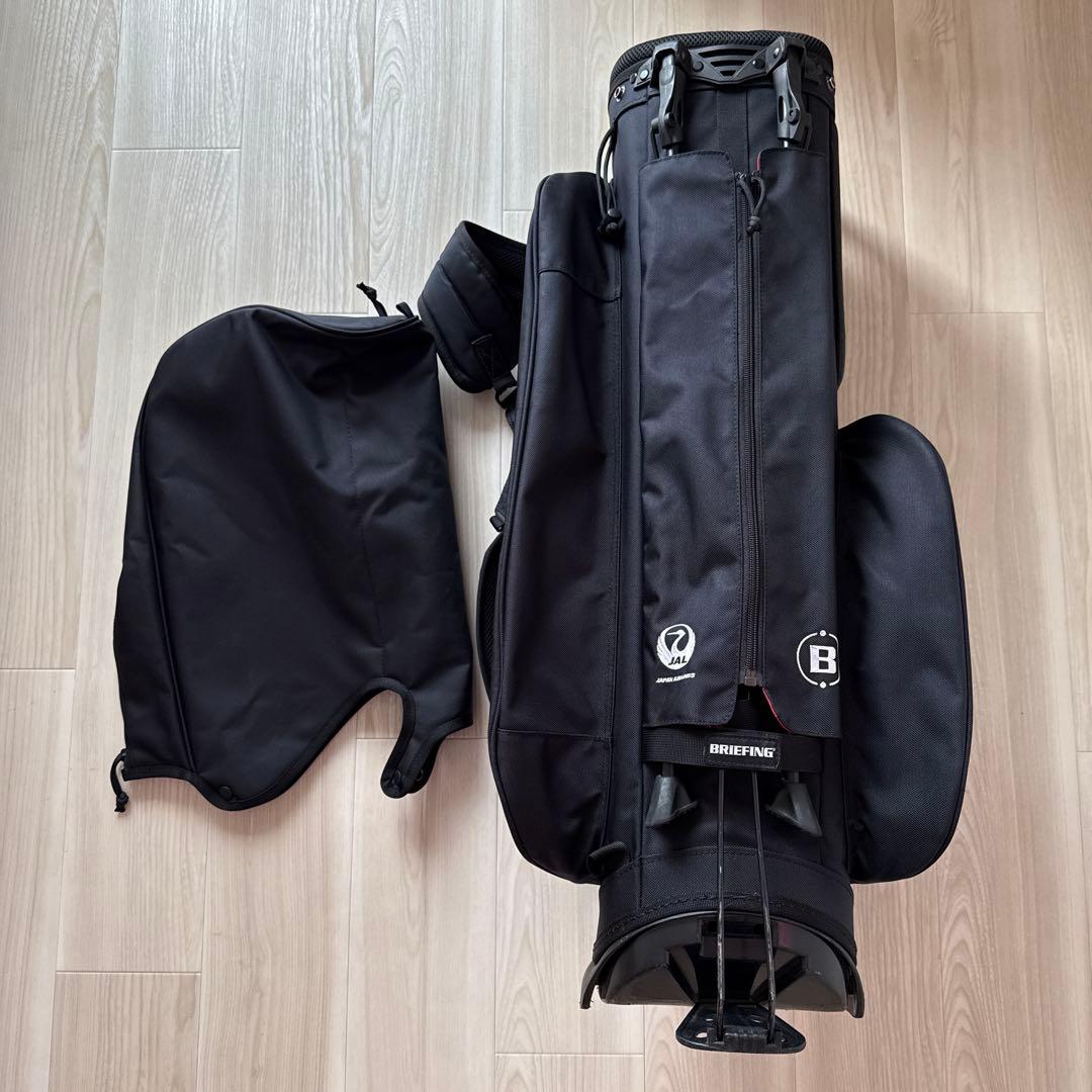 【限定コラボ】JALファーストクラス　ブリーフィング　キャディバッグ　黒