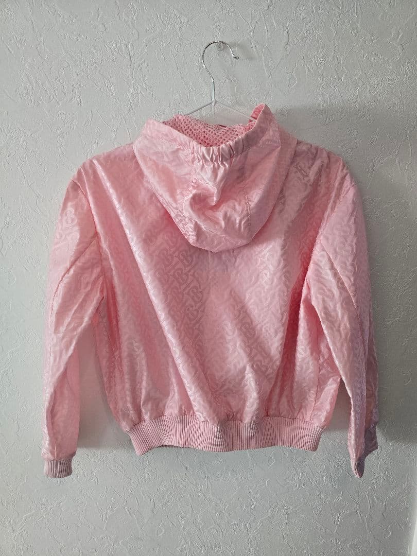 Burberry ピンク フード付きジャケット