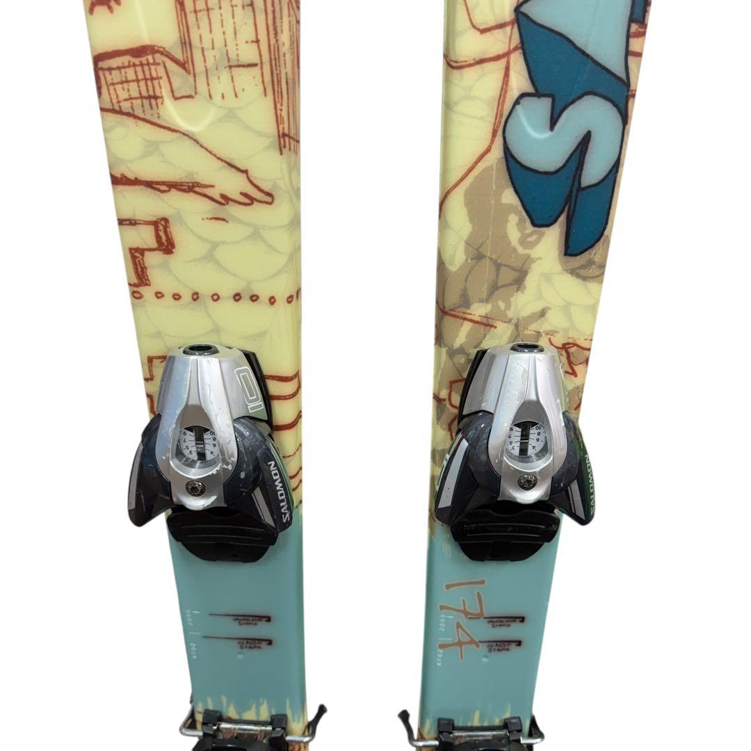 スキー SALOMON TENEIGHTY FOIL FREE STYLE 166cm