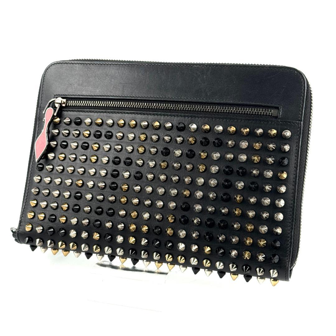 【美品】Christian Louboutin クラッチバッグ ipadケース