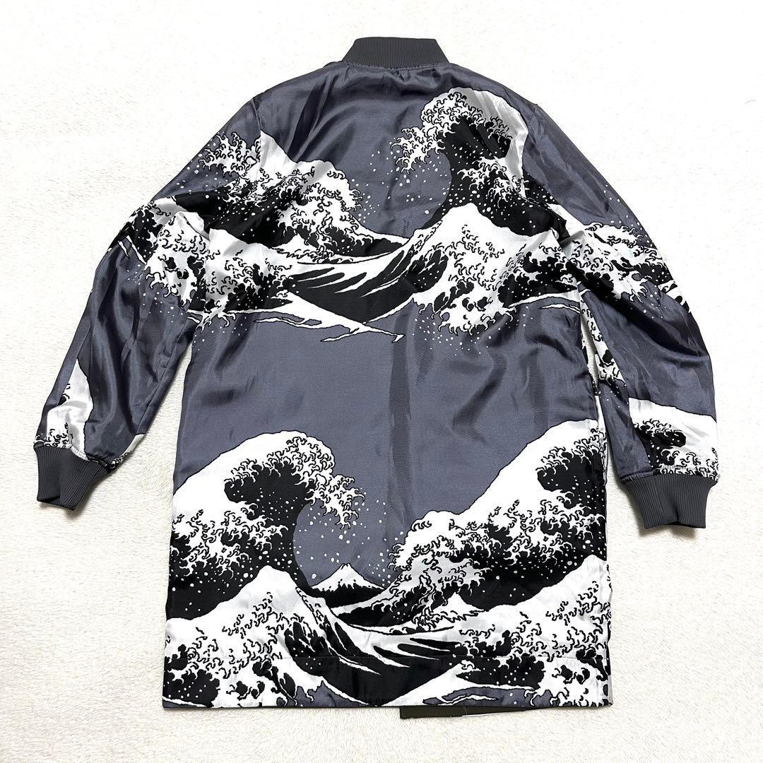 未使用　sou・sou リバーシブルブルゾン　和柄　総柄　和柄　日本製　写し