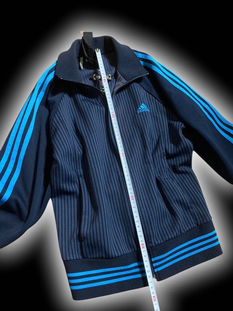 レアadidas3本線ストライプトラックジャケ平成ギャルy2kフェアリーグランジ