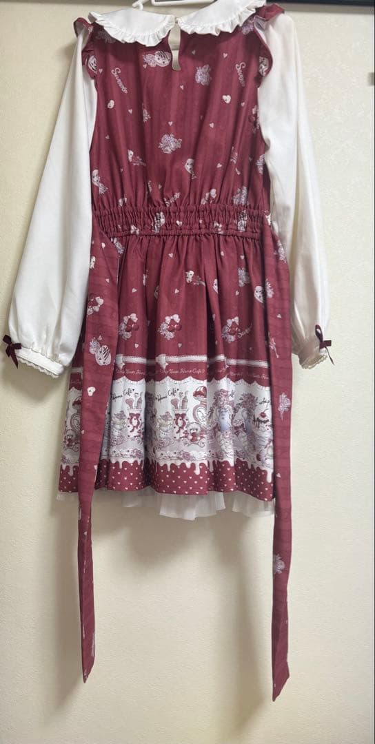 LIZLISA Whip Bear  Cafe柄ワンピース