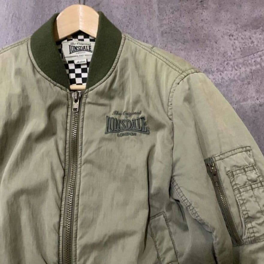 LONSDALE LONDON PRO MA-1フライトジャケット ロンズデール