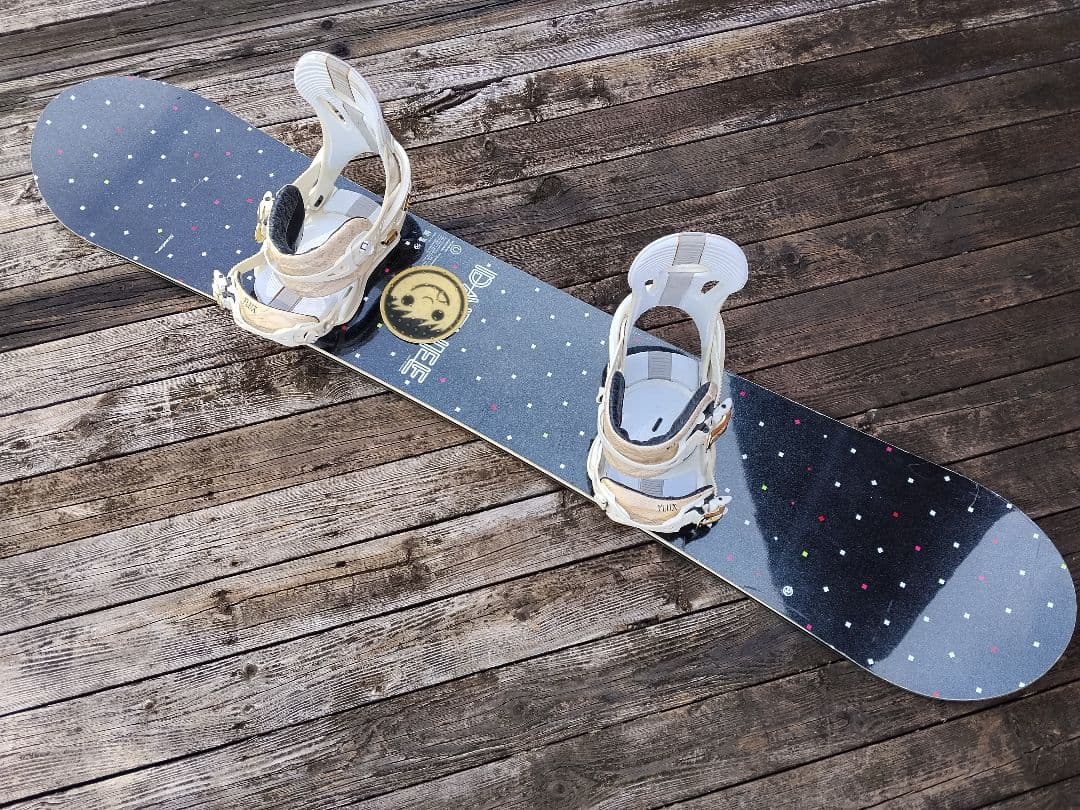 スノーボード 2点セット SCOOTER DAYLIFE 147 FLUX 蛇柄