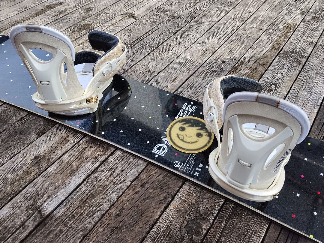 スノーボード 2点セット SCOOTER DAYLIFE 147 FLUX 蛇柄