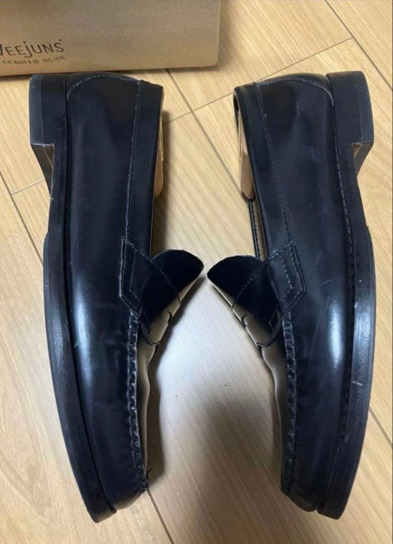 G.H.BASS ジーエイチバス LOGAN UK6.5 ブラック