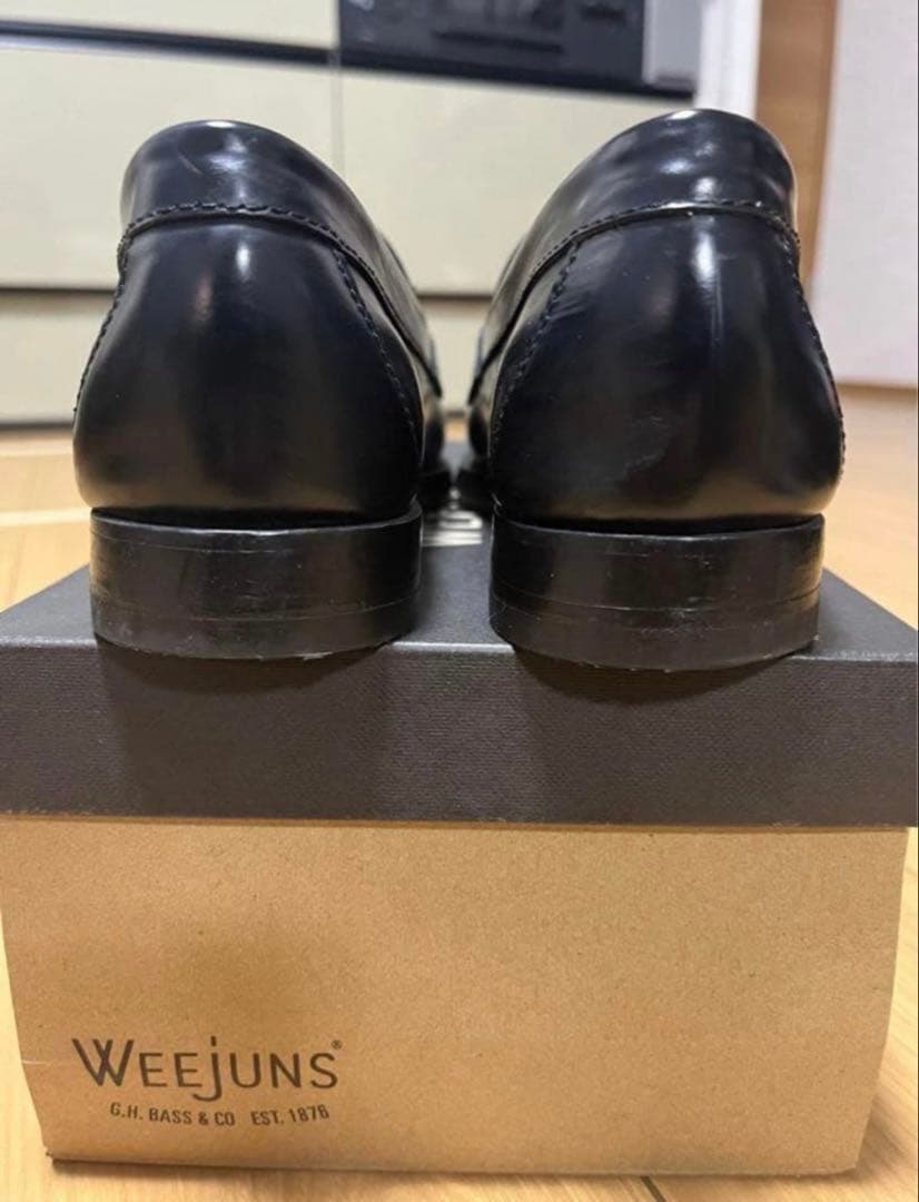 G.H.BASS ジーエイチバス LOGAN UK6.5 ブラック