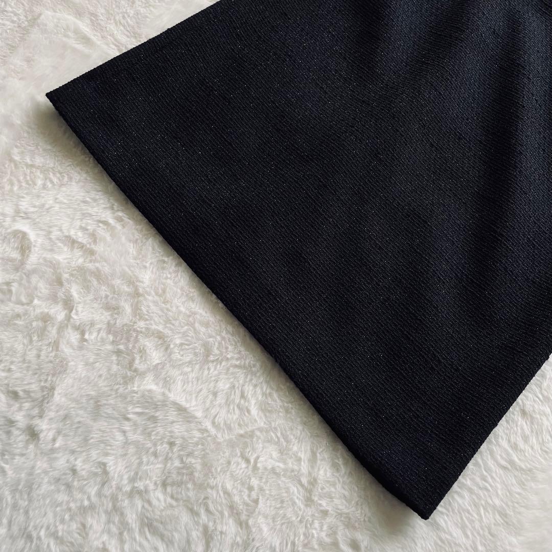 極美品✨ユナイテッドアローズ　セットアップ　ノーカラー　ツイード　紺　L