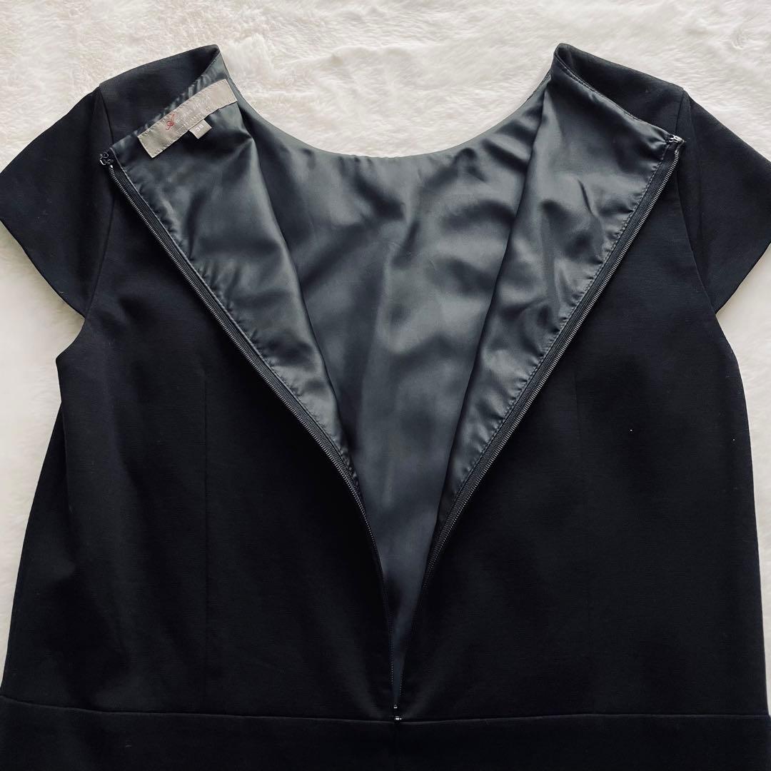 極美品✨ユナイテッドアローズ　セットアップ　ノーカラー　ツイード　紺　L