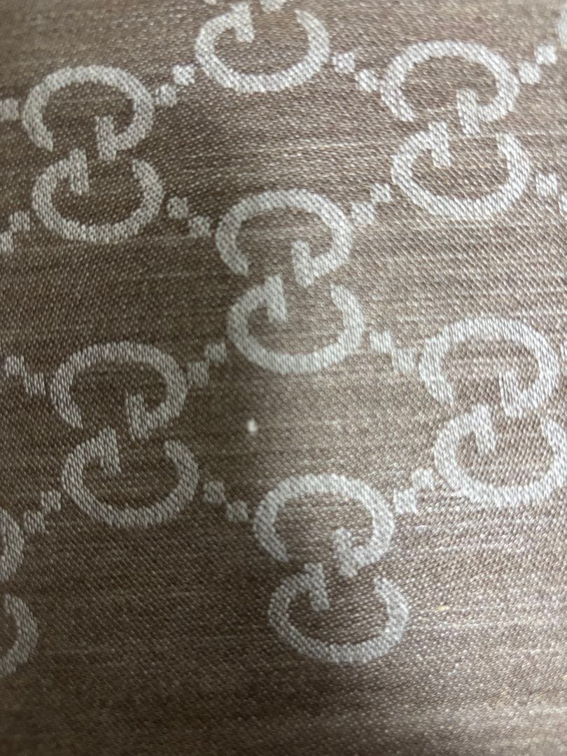 グッチGUCCI ストール ショール マフラー スカーフ ブラウンGG柄