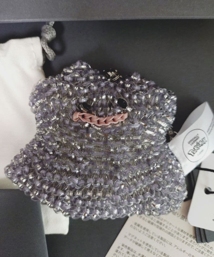 アンテプリマ ポケモンコラボ メタモン バ ッグチャームラベンダーシルバー