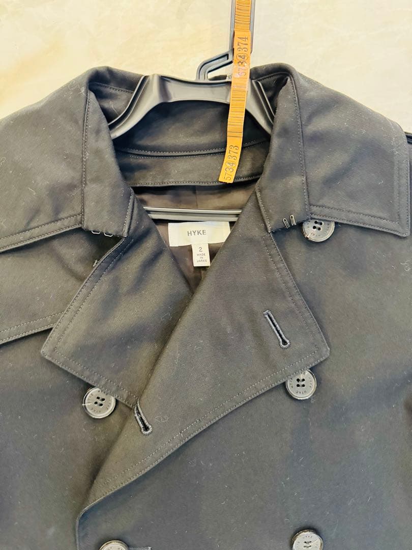 HAKE ハイク　レディース　トレンチコート　ネイビー