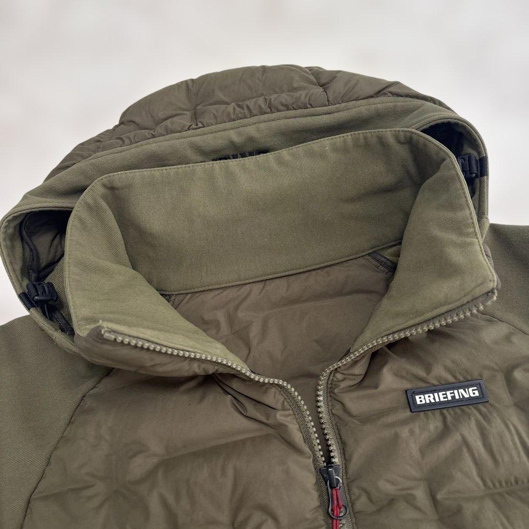 BRIEFING GOLF ハイブリッドダウンパーカー Sサイズ オリーブ