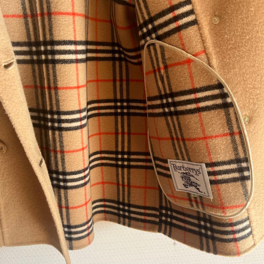 バーバリー ノバチェック ウールコート BURBERRY キャメル ベージュ