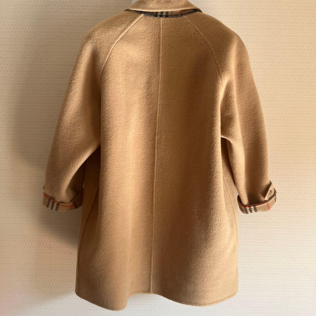 バーバリー ノバチェック ウールコート BURBERRY キャメル ベージュ