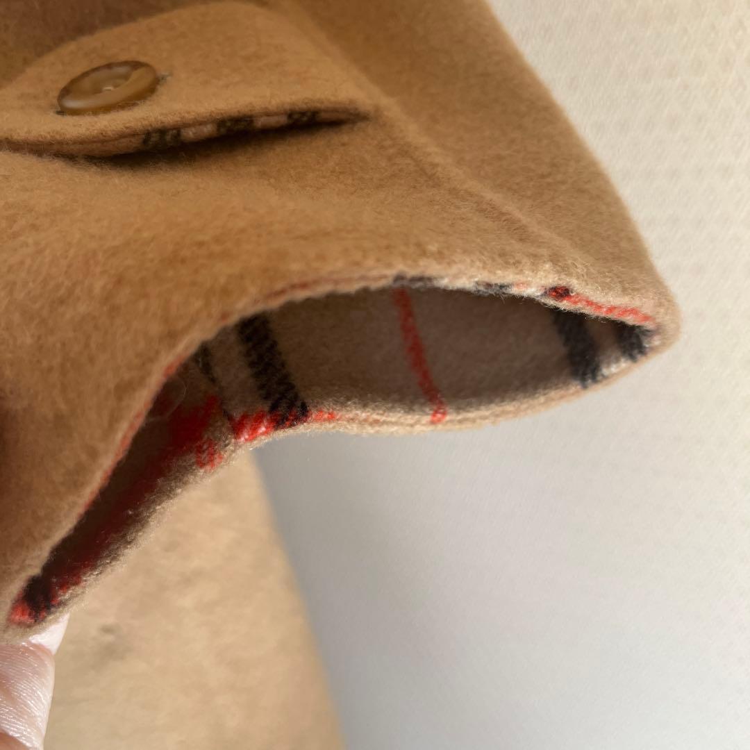 バーバリー ノバチェック ウールコート BURBERRY キャメル ベージュ