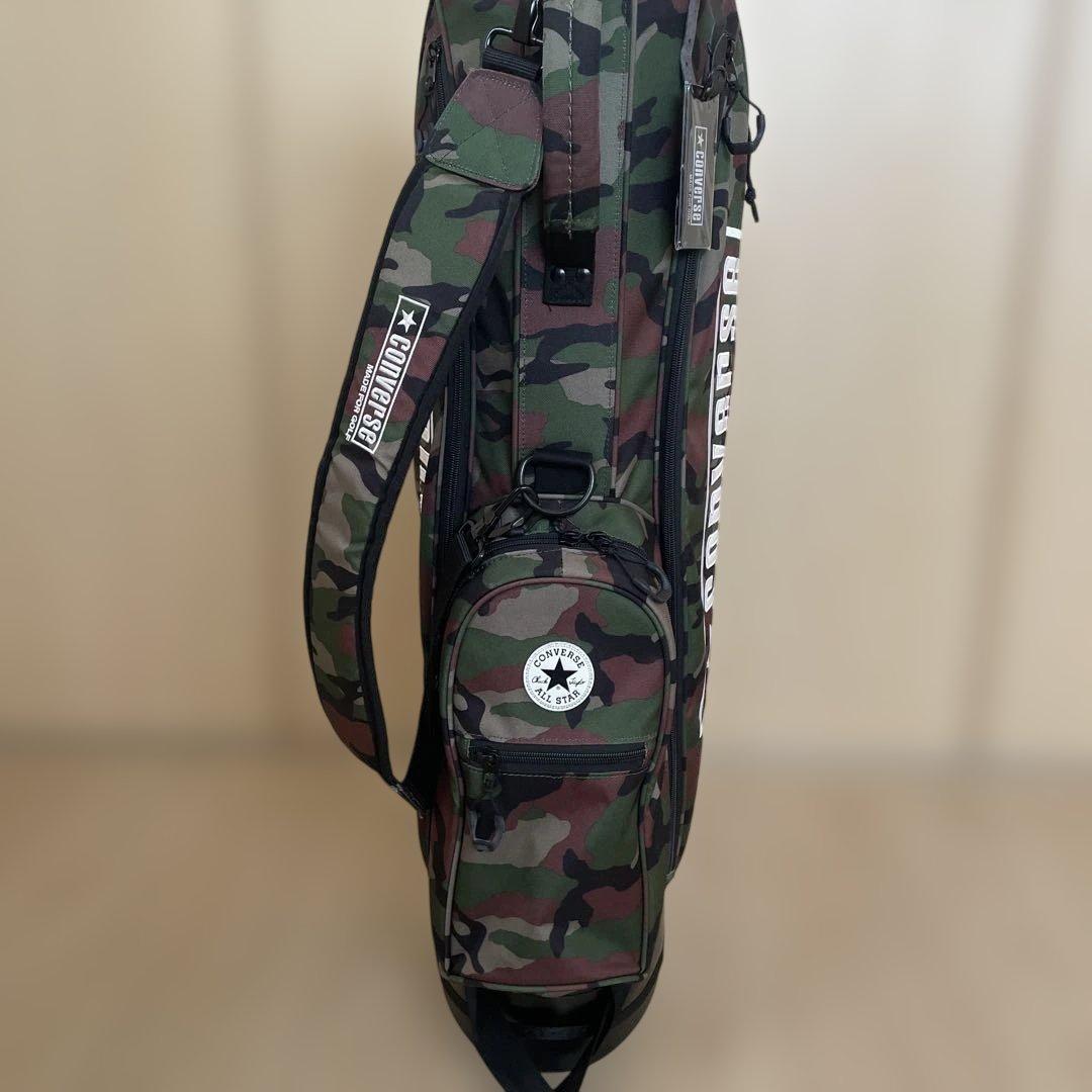 CONVERSE 迷彩 ゴルフバッグ スタンド付き