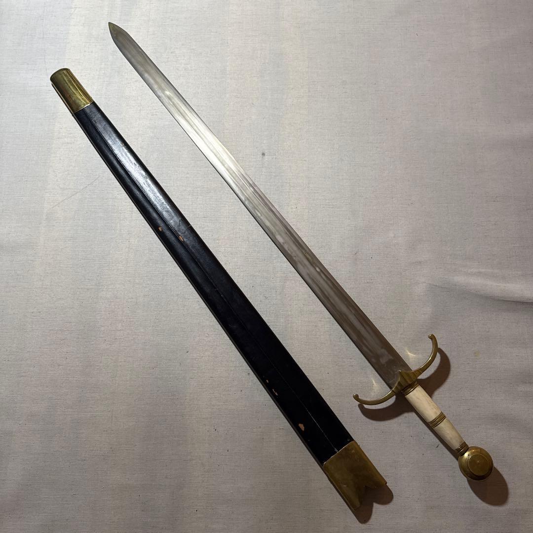 模造刀 西洋剣 ソード サーベル 剣 コスプレ レプリカ 金属製 ロングソード