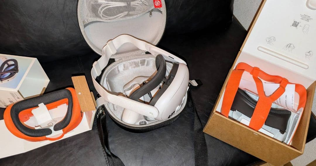  Quest 3 128GB（オープン接顔部とケース付）