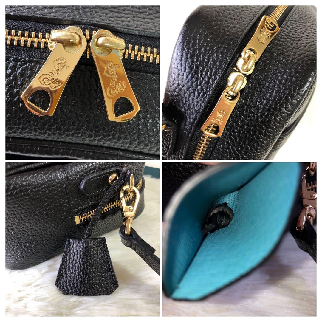 希少 A.D.M.J. ショルダーバッグ カメラバッグ スクエア シボ革