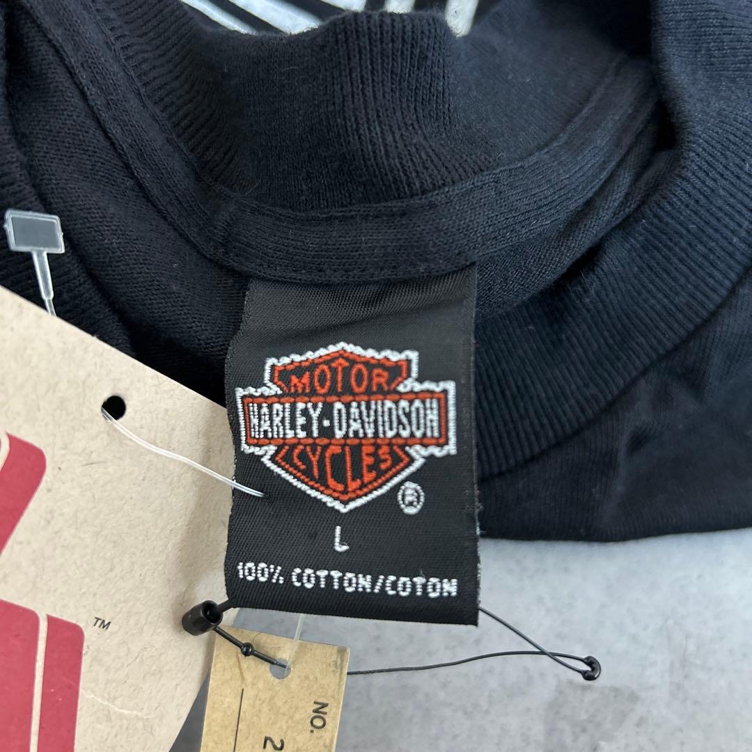 90s デッドストック ハーレーダビッドソン ロゴ ファイヤーパターン ロンT