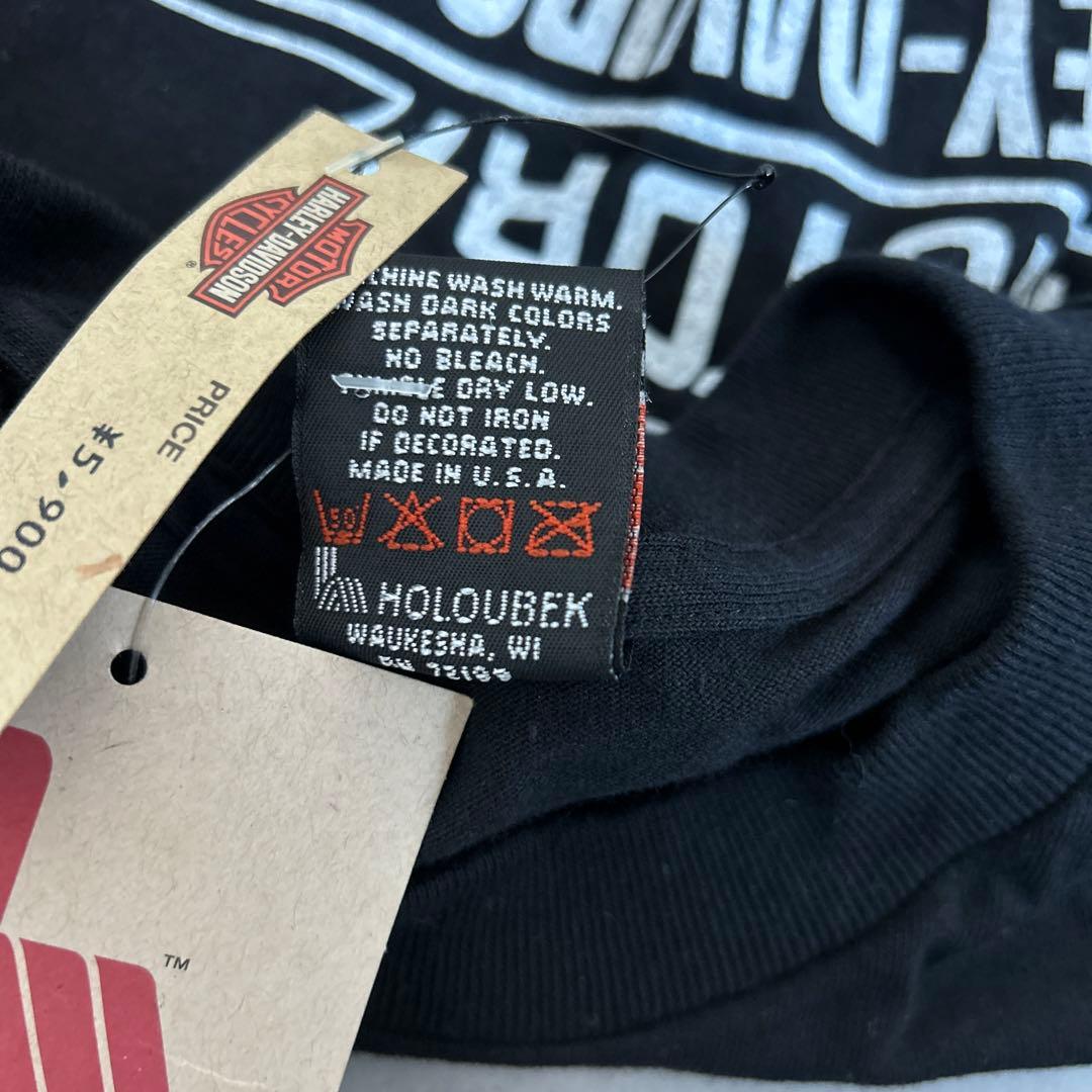 90s デッドストック ハーレーダビッドソン ロゴ ファイヤーパターン ロンT