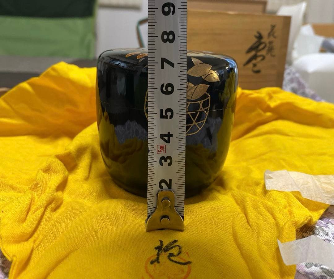 正抱　なつめ　ききょう　花籠　棗　輪島塗　☆正抱☆ 縄手昌晴作