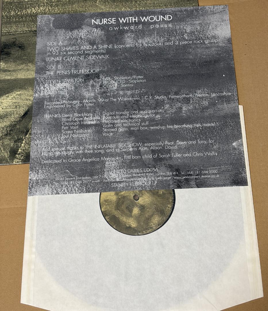 LP Nurse With Wound/An Awkward Pause 限定版