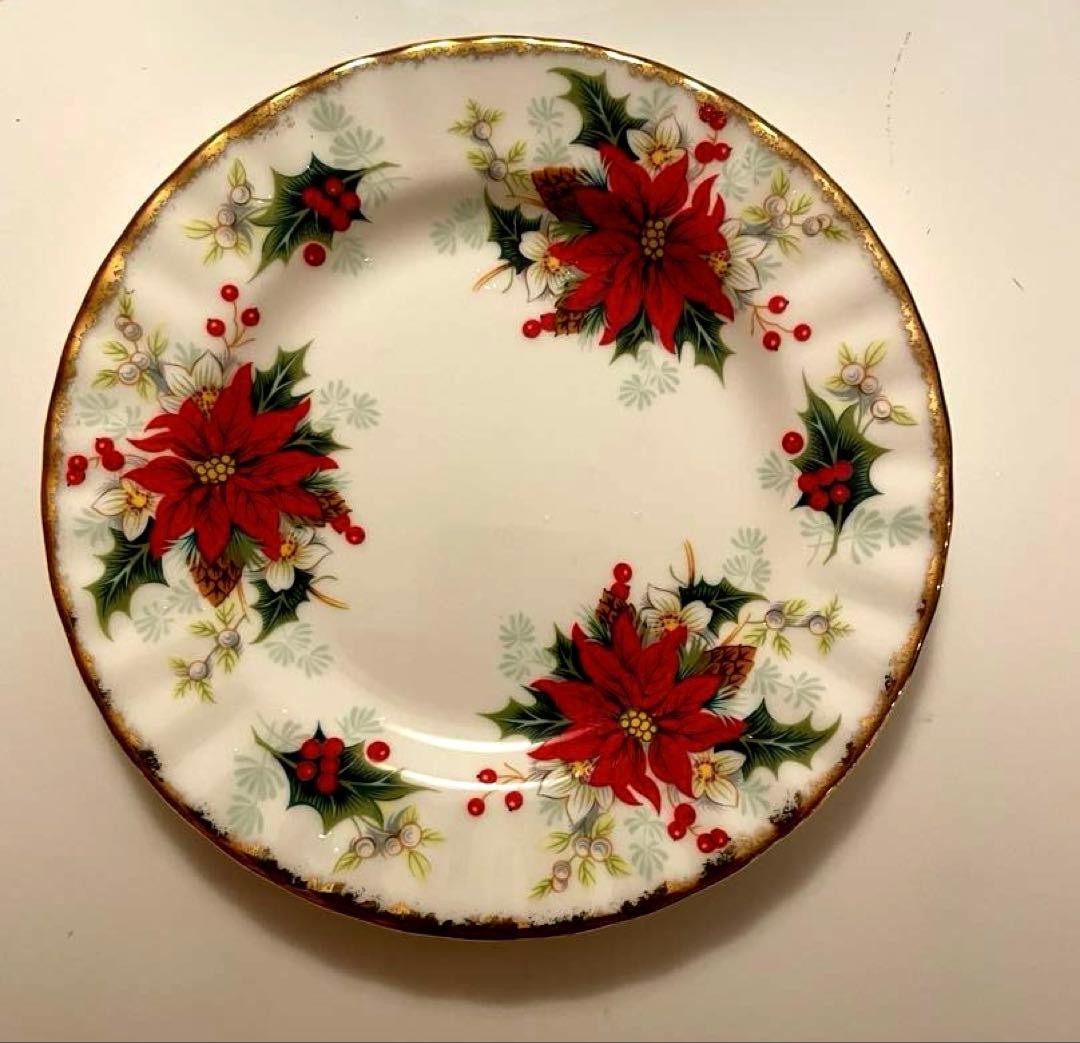  クリスマスポインセチア 食器セット12月15日まで