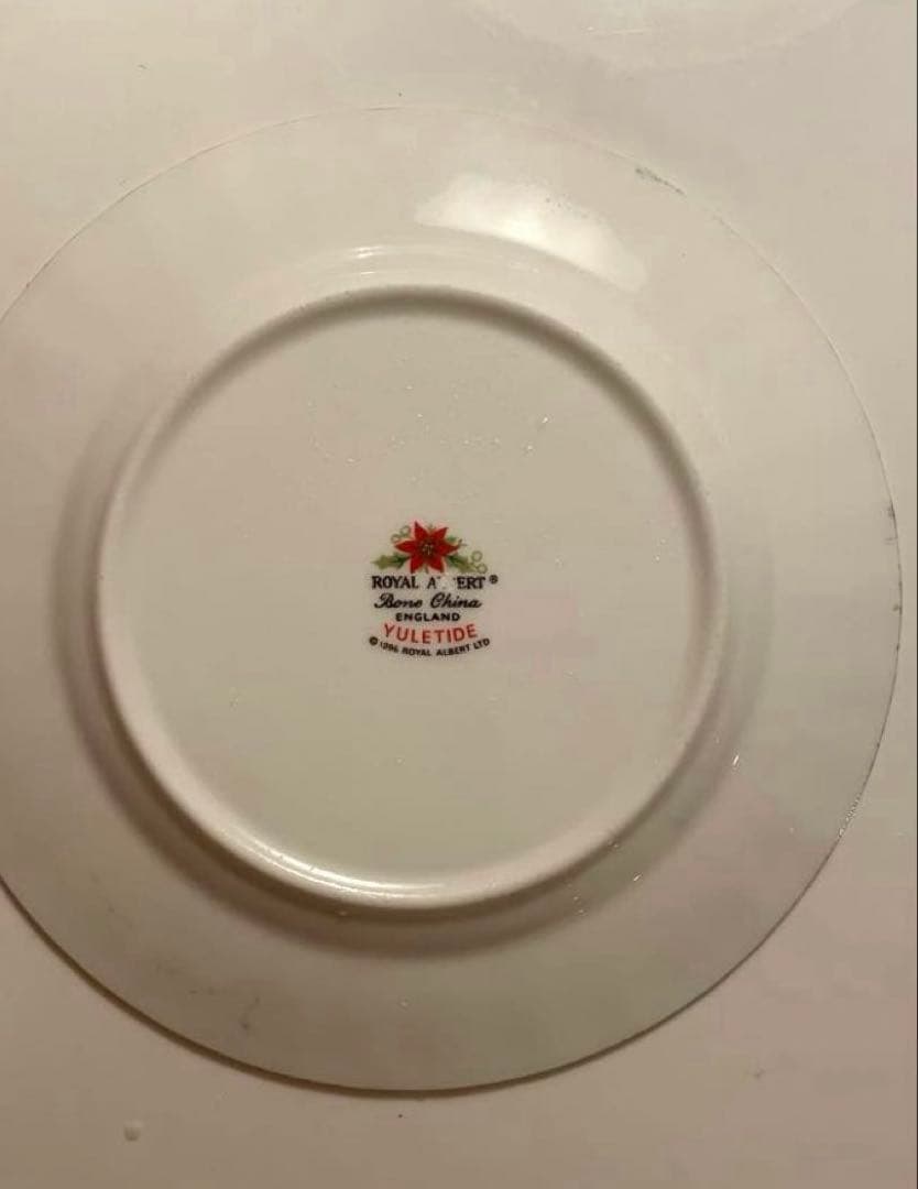  クリスマスポインセチア 食器セット12月15日まで