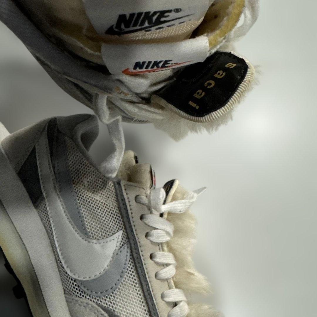 レア Sacai x Nike LD Waffle ファー付 24cm