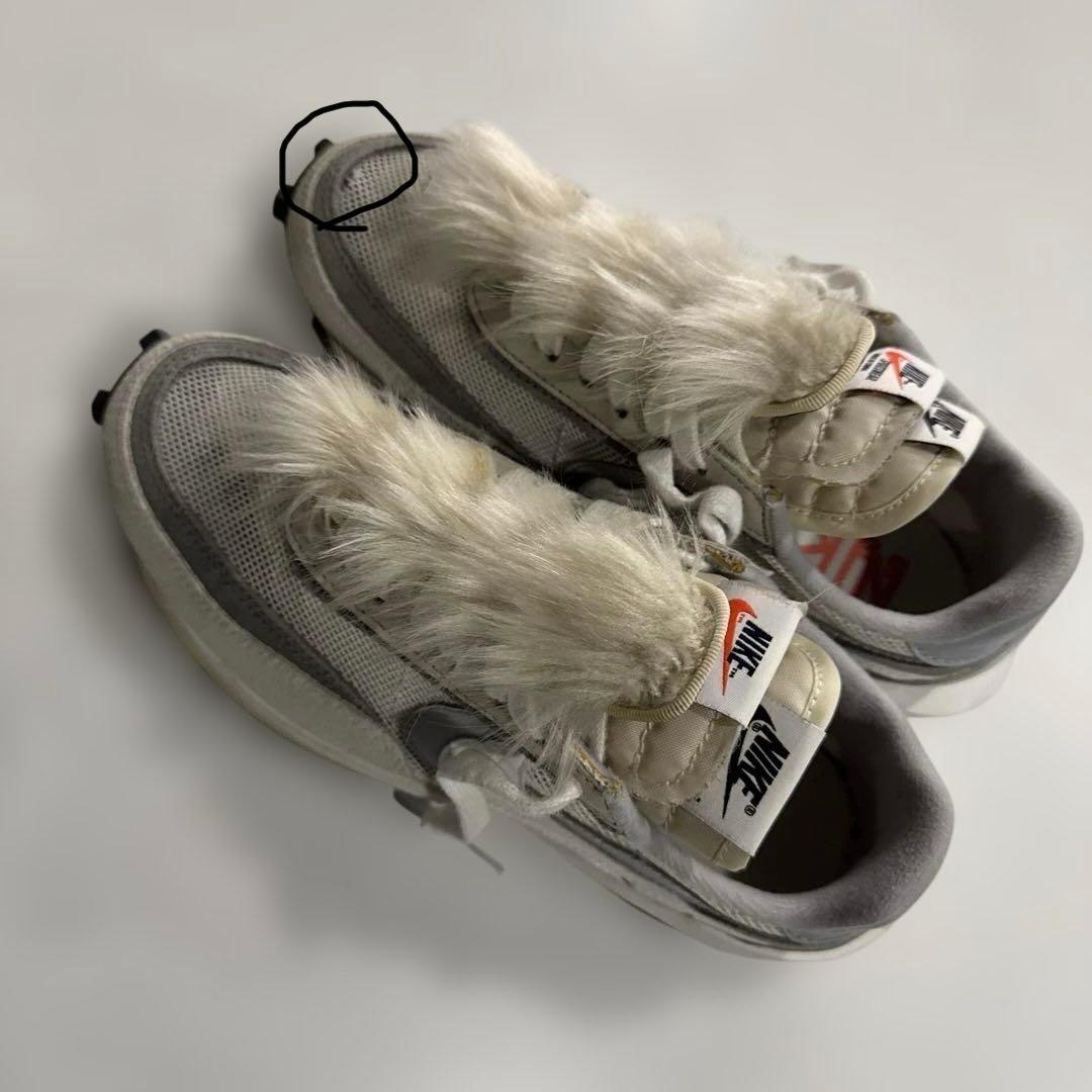 レア Sacai x Nike LD Waffle ファー付 24cm