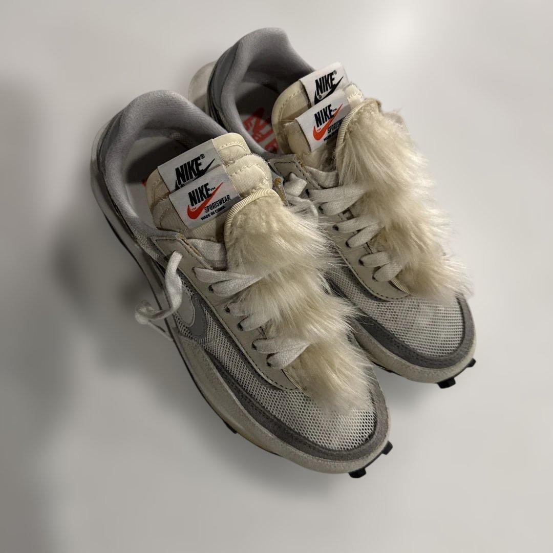 レア Sacai x Nike LD Waffle ファー付 24cm