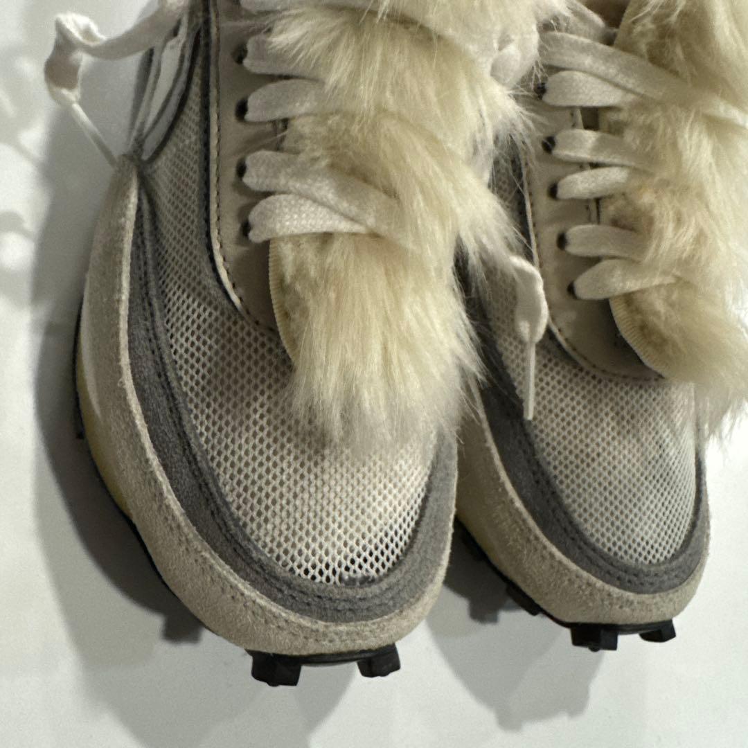 レア Sacai x Nike LD Waffle ファー付 24cm
