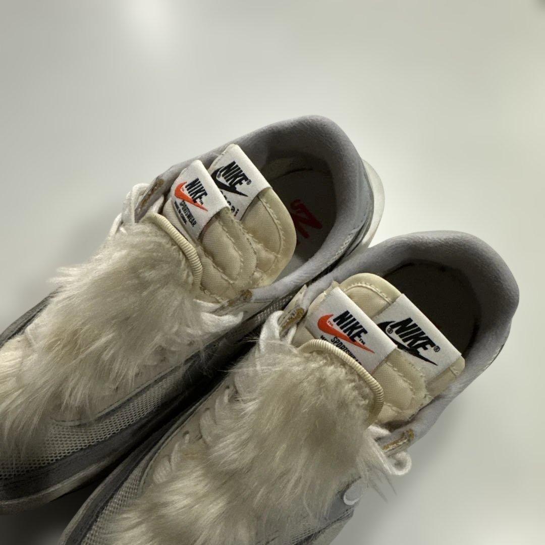 レア Sacai x Nike LD Waffle ファー付 24cm