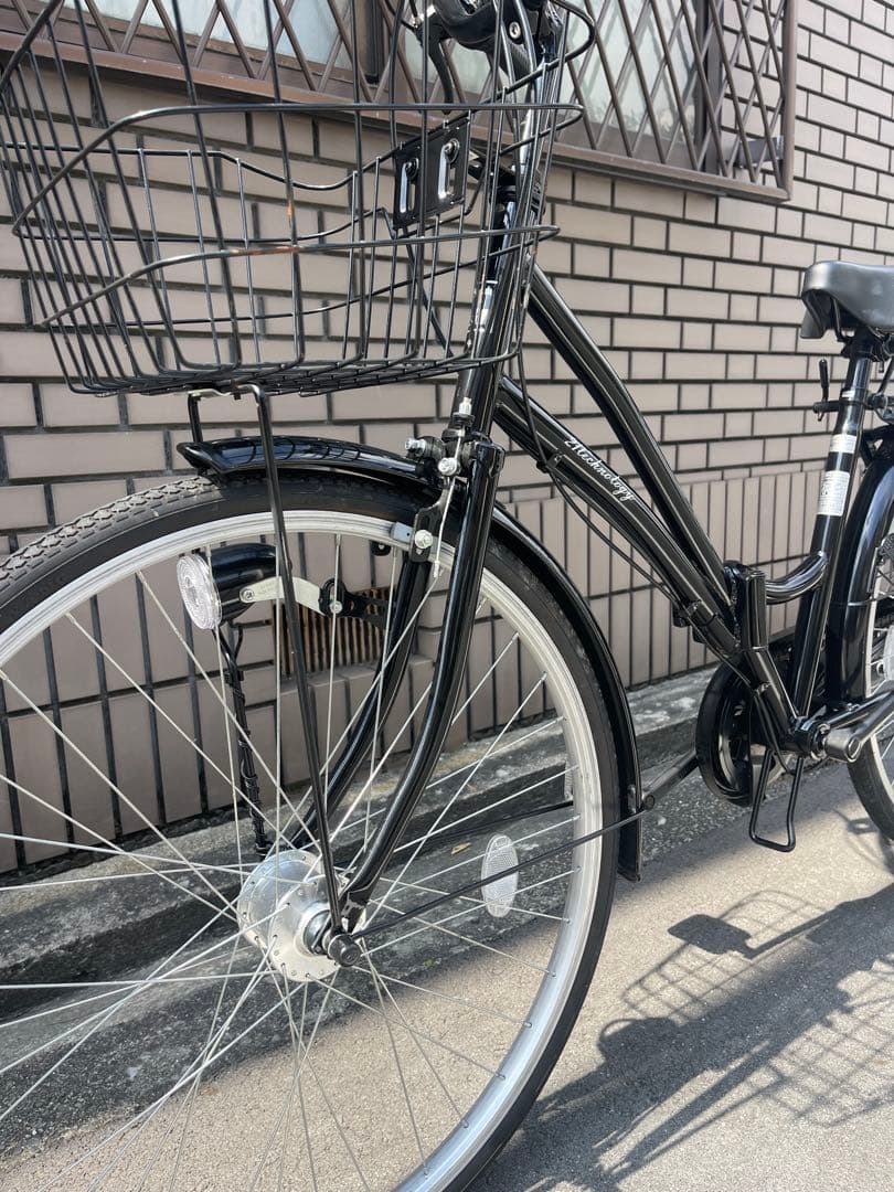 【オートライト】綺麗なママチャリ自転車