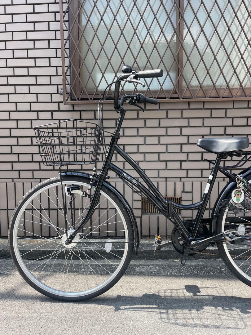 【オートライト】綺麗なママチャリ自転車