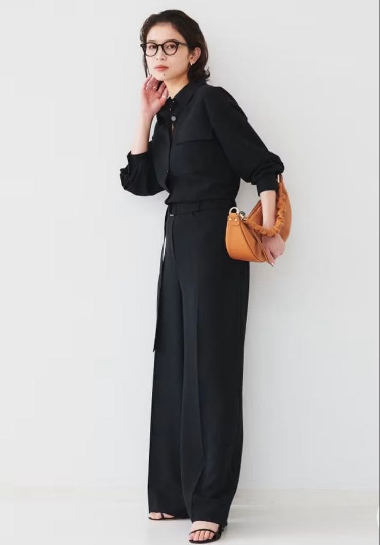 F..miki 新品タグ付きuntitled⭐︎シャツカラーオールインワン