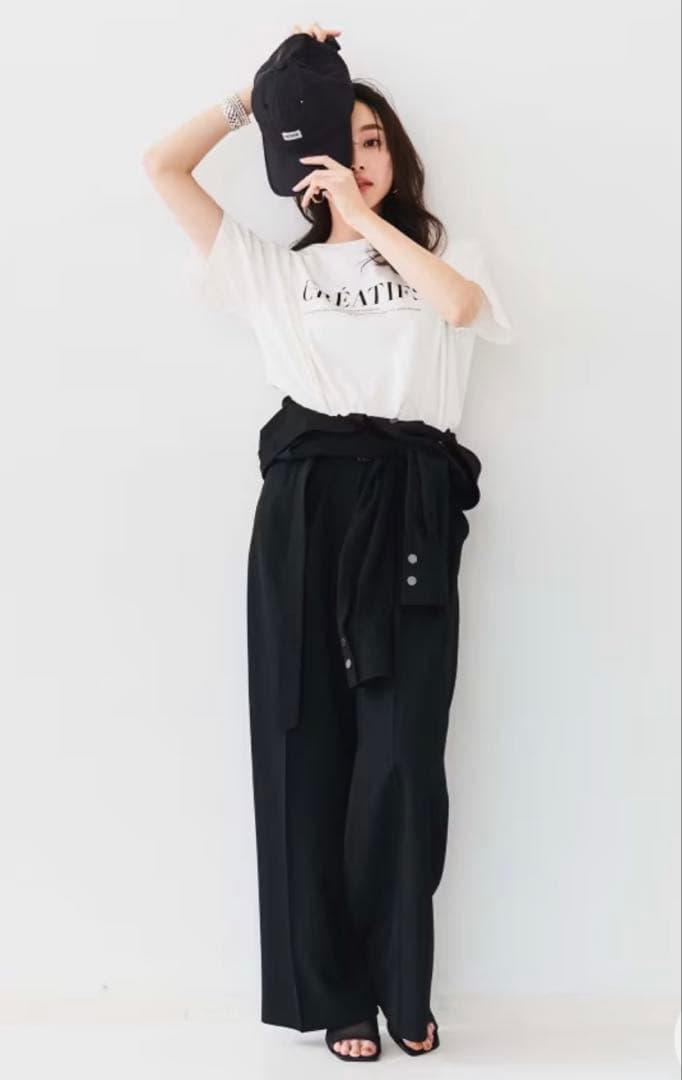 F..miki 新品タグ付きuntitled⭐︎シャツカラーオールインワン