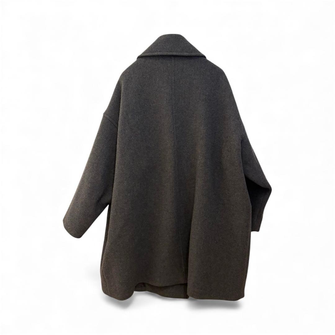 カレンソロジー　メルトンオーバーピーコート　グレー