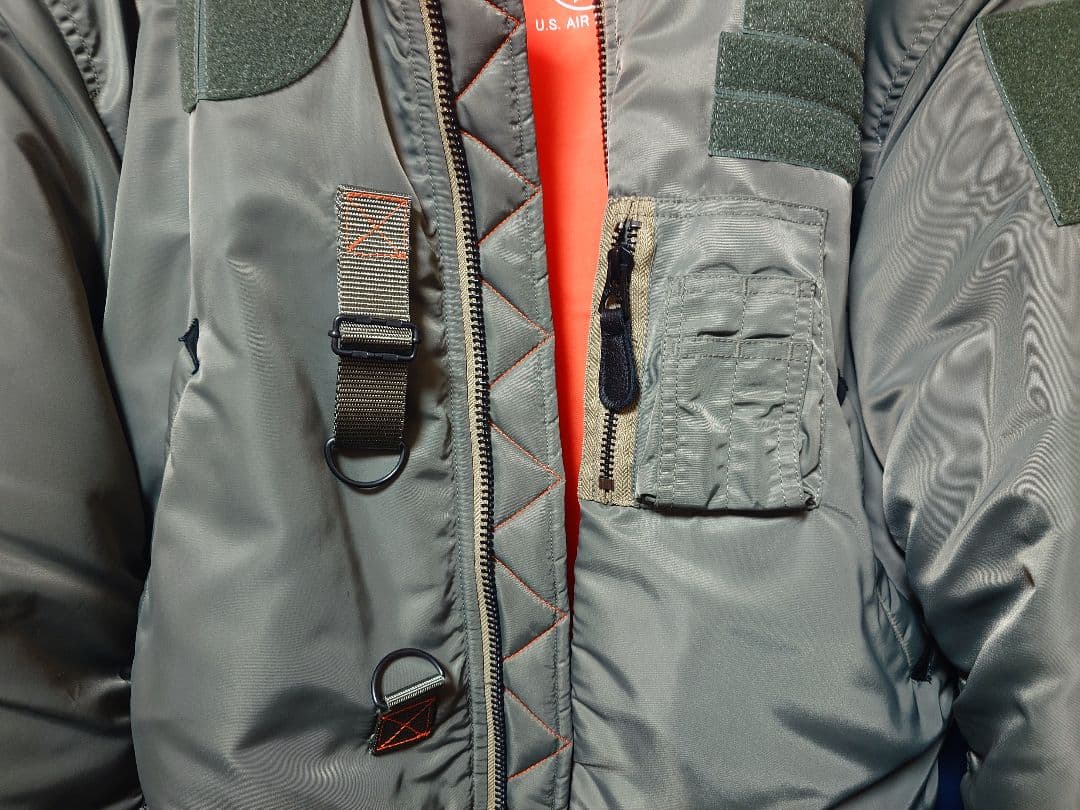 U.S. AIR FORCE MA-1ジャケット グレー
